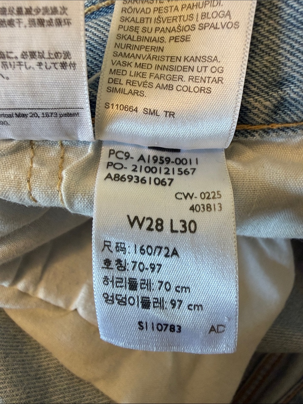 Levi's Women’s 501® 90s Jeans Light Wash Straight W28 L30 - Picture 5 of 5